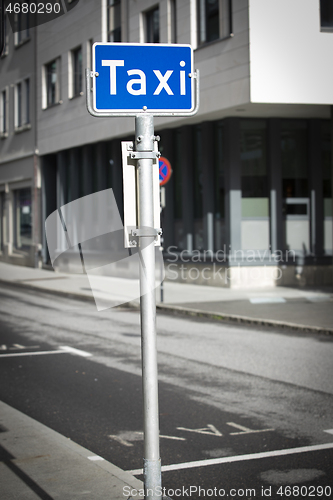 Image of Taxi Sign