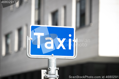 Image of Taxi Sign