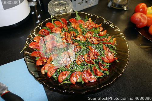 Image of Plate with salad