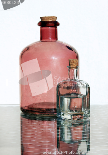 Image of Two Glass Bottles