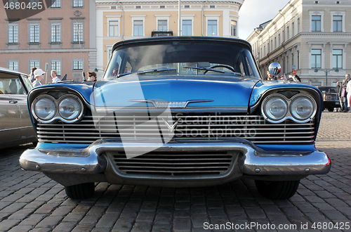 Image of Old Blue Car