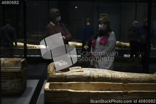 Image of at the Egypt of Glory exhibition at the Finnish Museum Amox Rex 