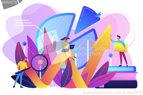 Image of Business analysis it concept vector illustration