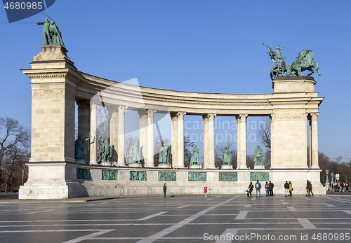 Image of Colonnade at Heroes square, Budapest