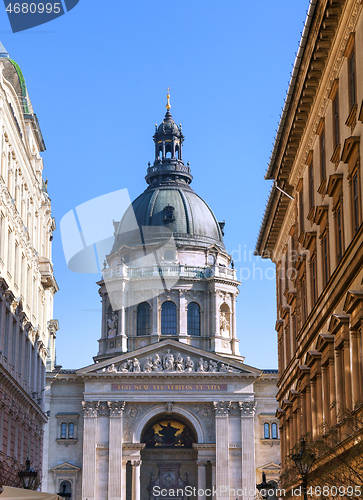 Image of Dome of St. Stephen's Basilica in Budapest