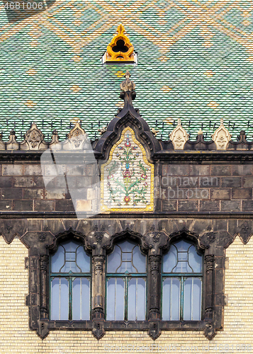 Image of Facade of Museum of Applied arts in Budapest