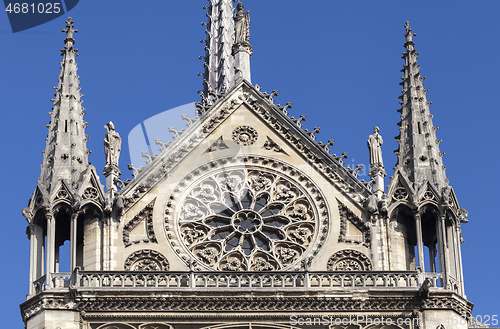 Image of Transept of Notre Dame cathedral in Paris