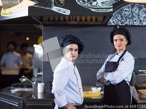 Image of Portrait of two chefs