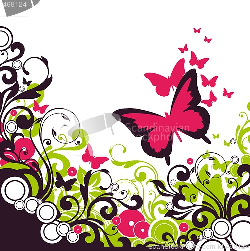 Image of floral background