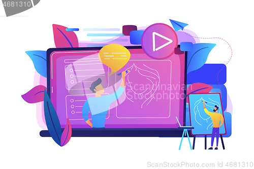 Image of How-to videos concept vector illustration.