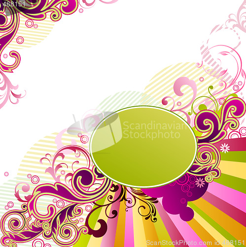 Image of floral background