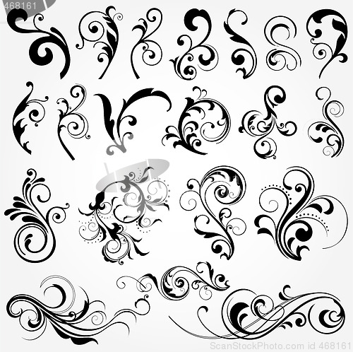 Image of floral design elements