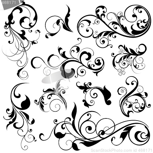 Image of floral design elements