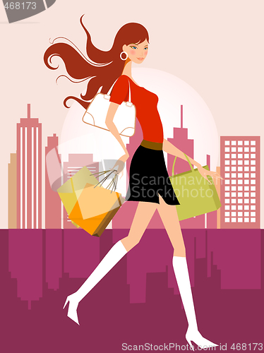 Image of fashion girl