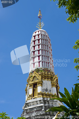 Image of pagoda in a thai temple