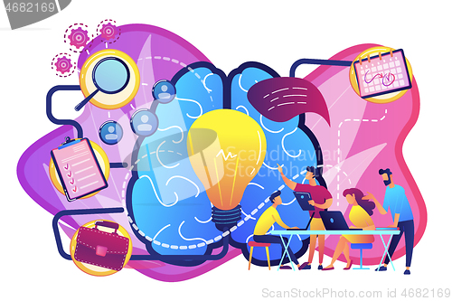 Image of Project management concept vector illustration.