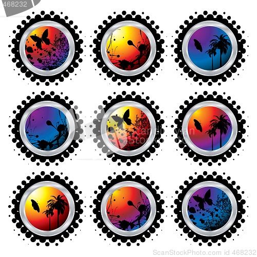 Image of tropical button