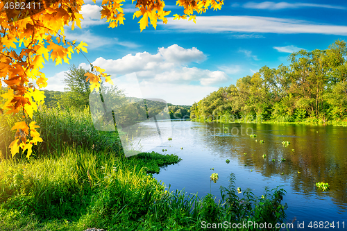 Image of Autumn on river