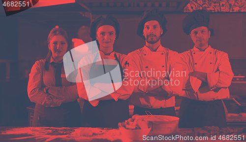 Image of Portrait of group chefs