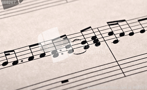 Image of music notes