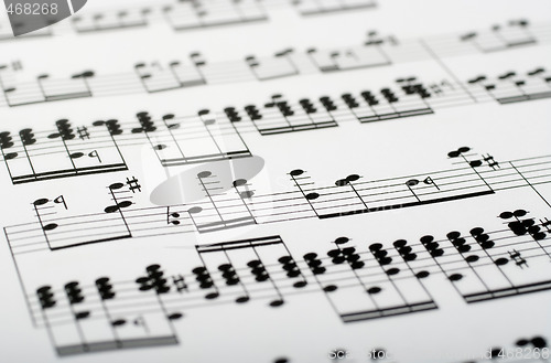 Image of music notes