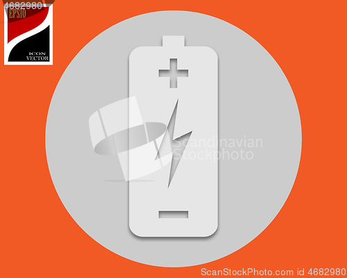 Image of a battery for supplying a voltage