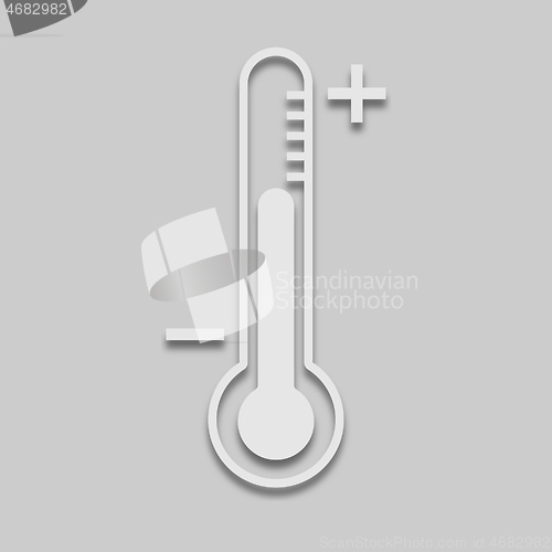 Image of air measurement thermometer icon