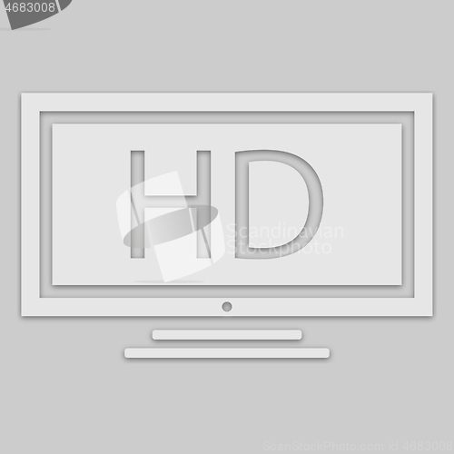 Image of HD TV Icon