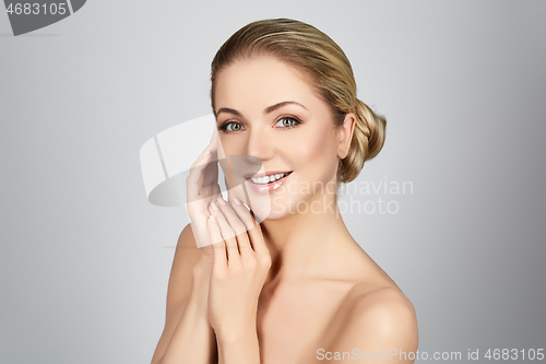 Image of beautiful girl with perfect skin