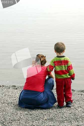 Image of Boy with mom