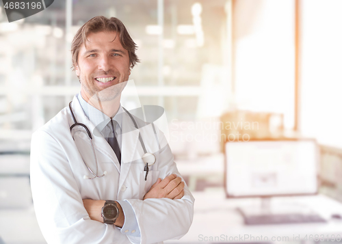 Image of Senior doctor of medicine in his ordination