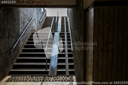 Image of Pedestrian tunnel in Riga city.