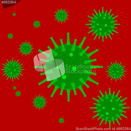 Image of microbe virus crown