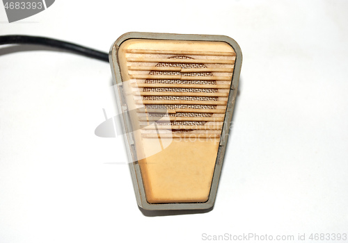 Image of old microphone for voice