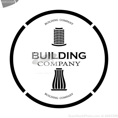 Image of logo of a construction company in black tone