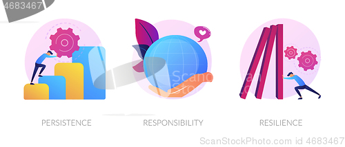 Image of Personal skills development vector concept metaphors.