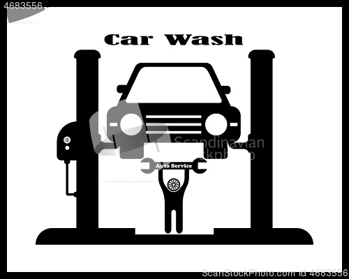 Image of car service icon