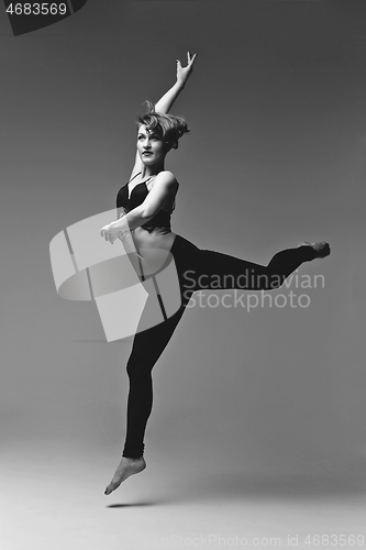 Image of Beautiful woman dancer