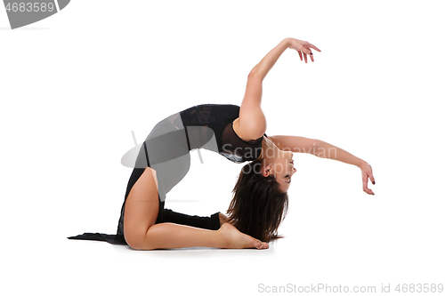 Image of Beautiful modern dancer girl