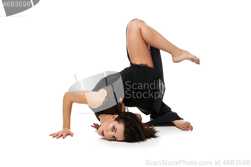 Image of Beautiful modern dancer girl