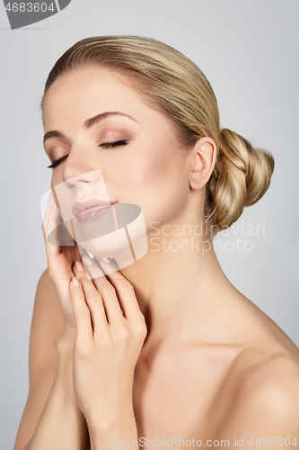 Image of beautiful girl with perfect skin