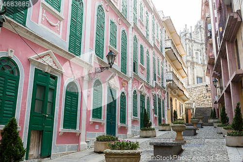 Image of Old town in Macao city