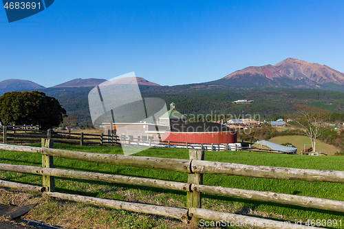 Image of Mount Kirishima and Beautiful landscape