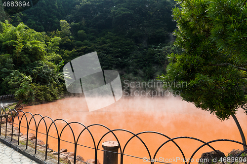 Image of Blood hell in Beppu of Japan