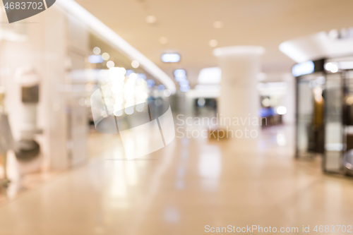 Image of Abstract blur shopping mall for background