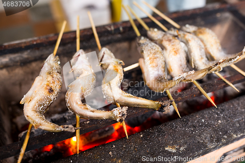 Image of Grilled fish at street