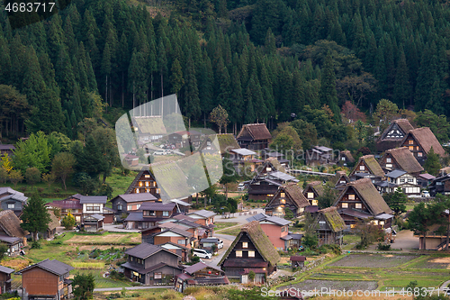 Image of Traditional Shirakawago village in Japan