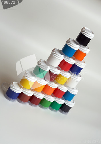 Image of gouache colors