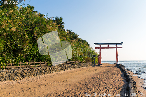 Image of Aoshima Shrine in Aoshima Island