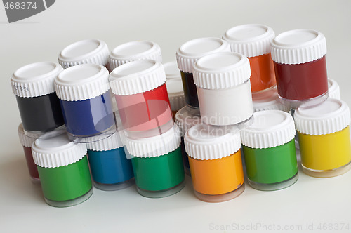 Image of gouache colors